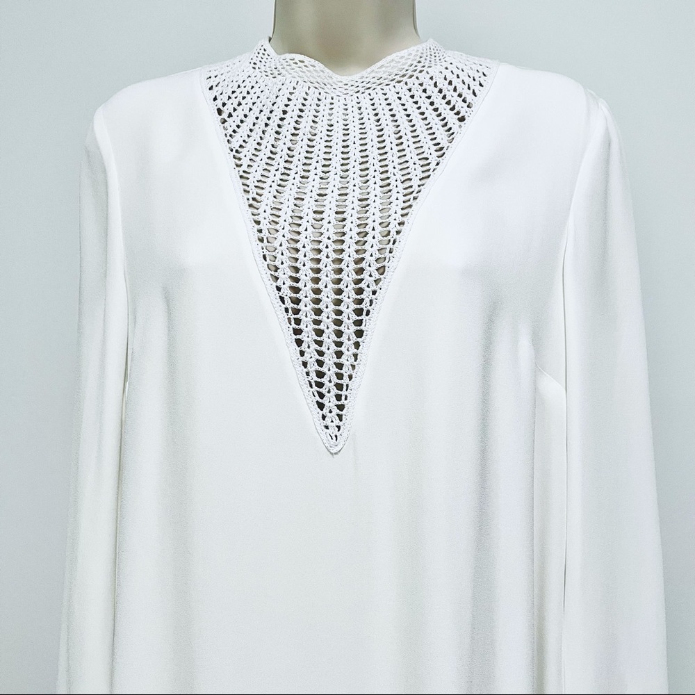 NWOT A.L.C. Long Sleeved Dress Triangle Panel Sz 2 - Picture 6 of 12